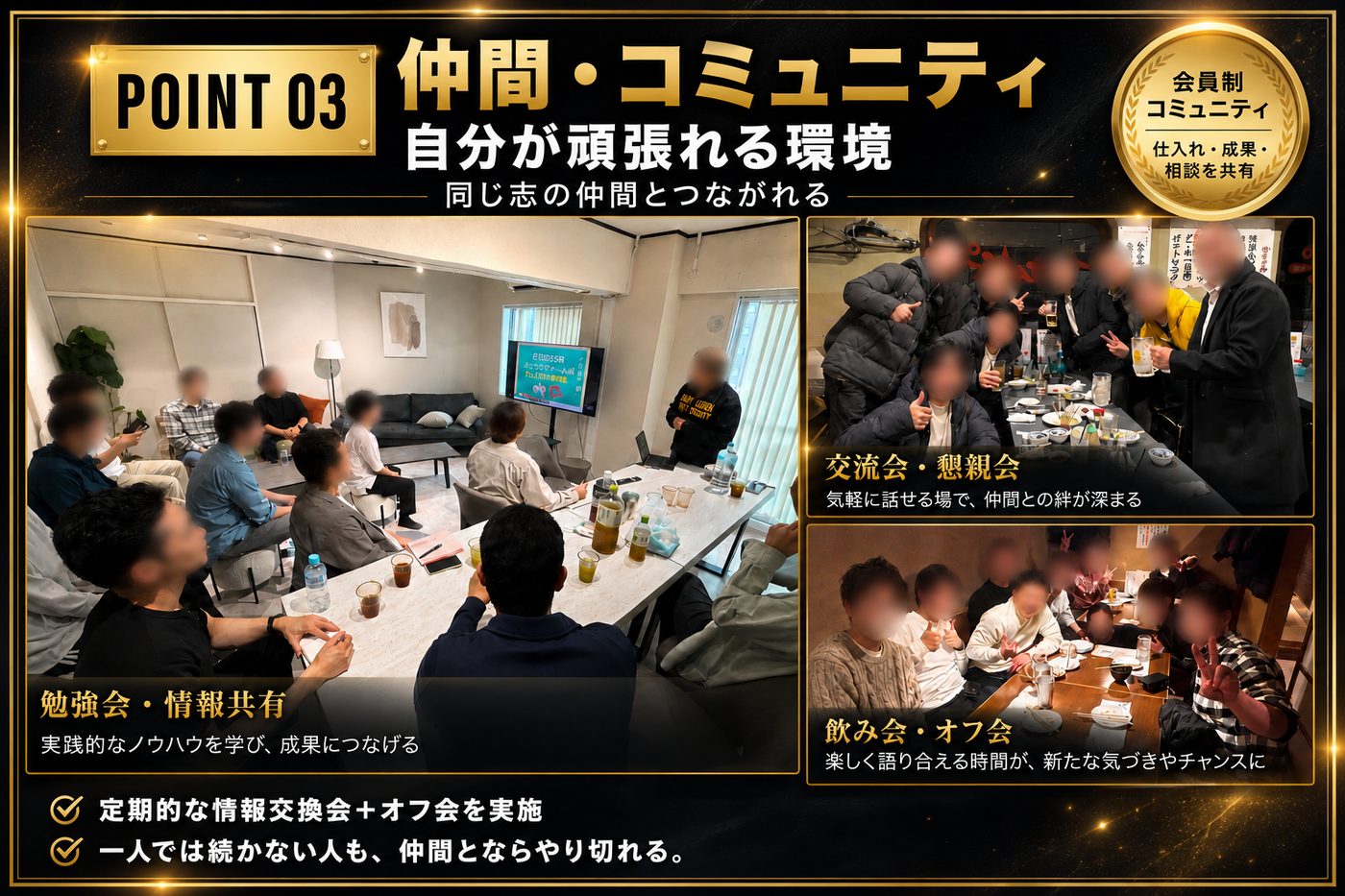 POINT03 コミュニティの詳細