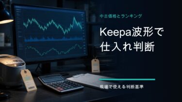 Keepaの中古価格とランキング波形で仕入れ判断する