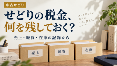 せどりの税金：売上・経費・在庫の記録